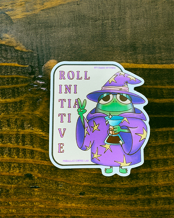 Roll Iniative - 3inch Vinyl Sticker